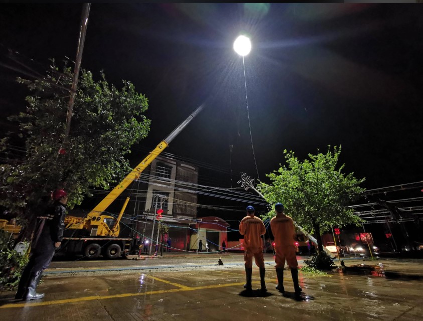 Emergencia iluminación UAV